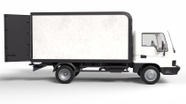 Truck Vehicle Gameready 3D model Screenshot 6