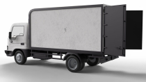 Truck Vehicle Gameready 3D model Screenshot 8